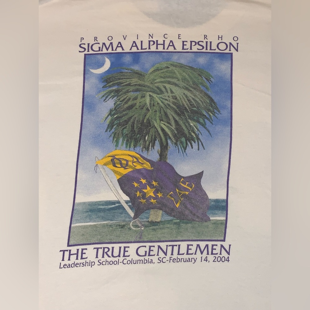 Vintage Sigma Alpha Epsilon Province Rho Leadership School Shirt (2004)
